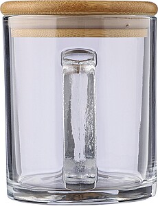 Recycled glass drinking mug 300 ml