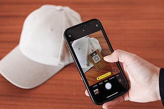 Recycled heather 6 panel cap 200gr, off white