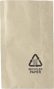 Recycled leather keychain Jim, brown