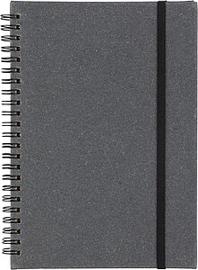 Recycled leather notebook A5 Egon