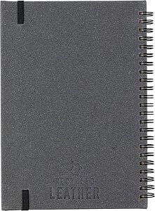 Recycled leather notebook A5 Egon