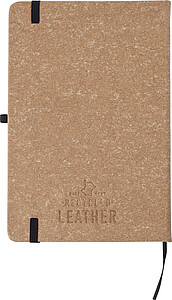 Recycled leather notebook (A5) Gianna