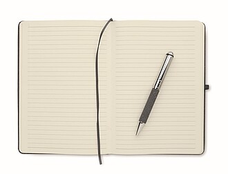 Recycled leather notebook set