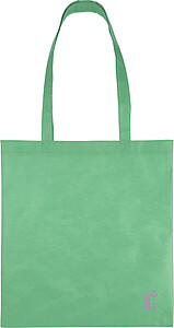 Recycled nonwoven (80 gsm) shopping bag Vian, green