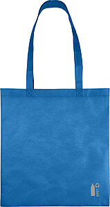 Recycled nonwoven (80 gsm) shopping bag Vian, light blue