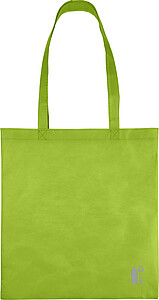 Recycled nonwoven (80 gsm) shopping bag Vian, lime