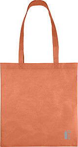 Recycled nonwoven (80 gsm) shopping bag Vian, orange
