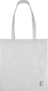 Recycled nonwoven (80 gsm) shopping bag Vian, white