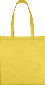 Recycled nonwoven (80 gsm) shopping bag Vian, yellow