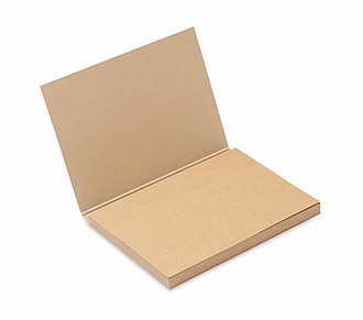Recycled paper memo block