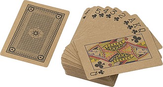 Recycled paper playing cards