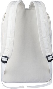 Recycled polycotton (330 gsm) backpack, beige