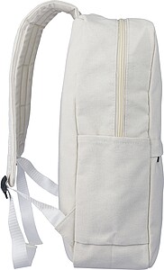 Recycled polycotton (330 gsm) backpack, beige