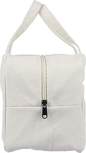 Recycled polycotton (330 gsm) cooler bag, beige