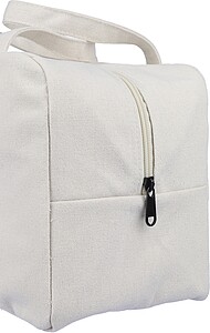 Recycled polycotton (330 gsm) cooler bag, beige