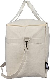 Recycled polycotton (330 gsm) cooler bag Luz, beige