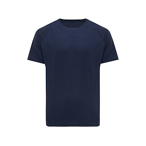 Recycled polyester quick dry sport t-shirt, navy
