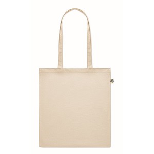 Recycled post-consumer cotton shopping bag