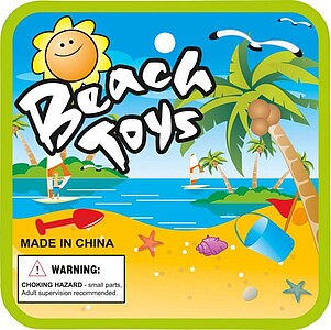 Recycled PP beach bucket Mateo