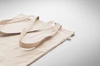 Recycled pre-consumer cotton shopping bag