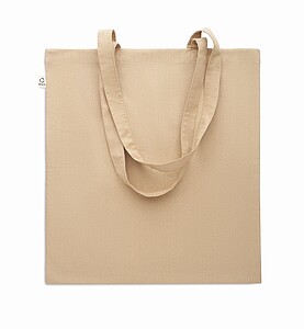Recycled pre-consumer cotton shopping bag