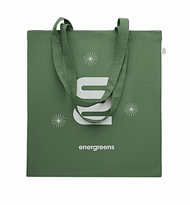 Recycled pre-consumer cotton shopping bag