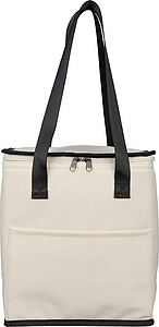 Recycled PU cooler bag Adira, beige