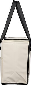 Recycled PU cooler bag Adira, beige