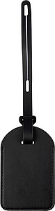 Recycled PU luggage tag Isen, black