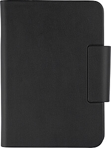 Recycled PU passport holder Mavi, black