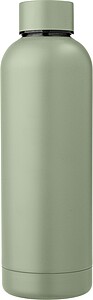 Recycled stainless steel bottle Isaiah, pastel green