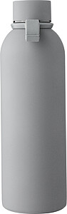 Recycled stainless steel double-walled drinking bottle (500 ml) Sena, grey