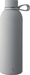 Recycled stainless steel double-walled drinking bottle (500 ml) Sena, grey