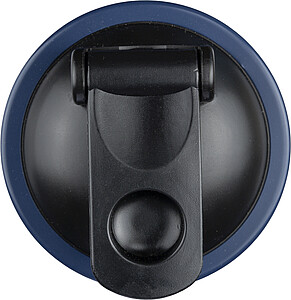 Recycled stainless steel double-walled drinking bottle (750 ml) Orla, cobalt blue