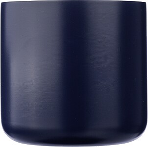 Recycled stainless steel double-walled mug 400 ml Dwight, blue