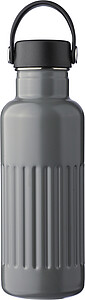 Recycled stainless steel drinking bottle (500 ml) Lior, grey