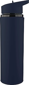Recycled stainless steel drinking bottle (500 ml) Zeno, blue