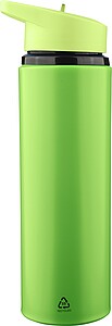 Recycled stainless steel drinking bottle (500 ml) Zeno, light green