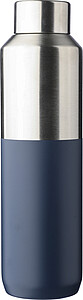 Recycled stainless steel drinking bottle (600 ml) Esen, blue