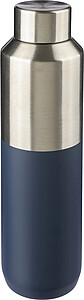 Recycled stainless steel drinking bottle (600 ml) Esen, blue