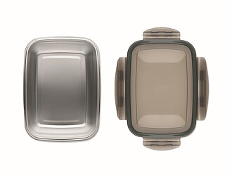 Recycled stainless steel lunch box