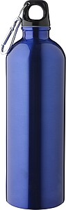 Recycled stainless steel single walled bottle (750 ml ), cobalt blue