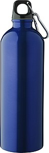 Recycled stainless steel single walled bottle (750 ml ), cobalt blue