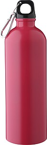 Recycled stainless steel single walled bottle (750 ml ), pink