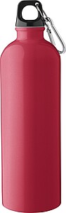 Recycled stainless steel single walled bottle (750 ml ), pink