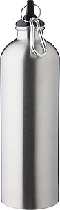 Recycled stainless steel single walled bottle (750 ml ), silver
