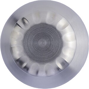 Recycled stainless steel single-walled flask 650 ml Cliff, silver