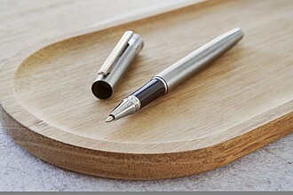 Recycled stainless steel writing set Fritz