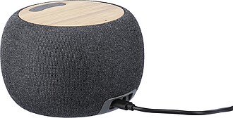 Recyled bamboo speaker Lyle, black