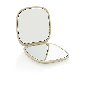 Reflecta RCS recycled plastic make-up mirror, beige